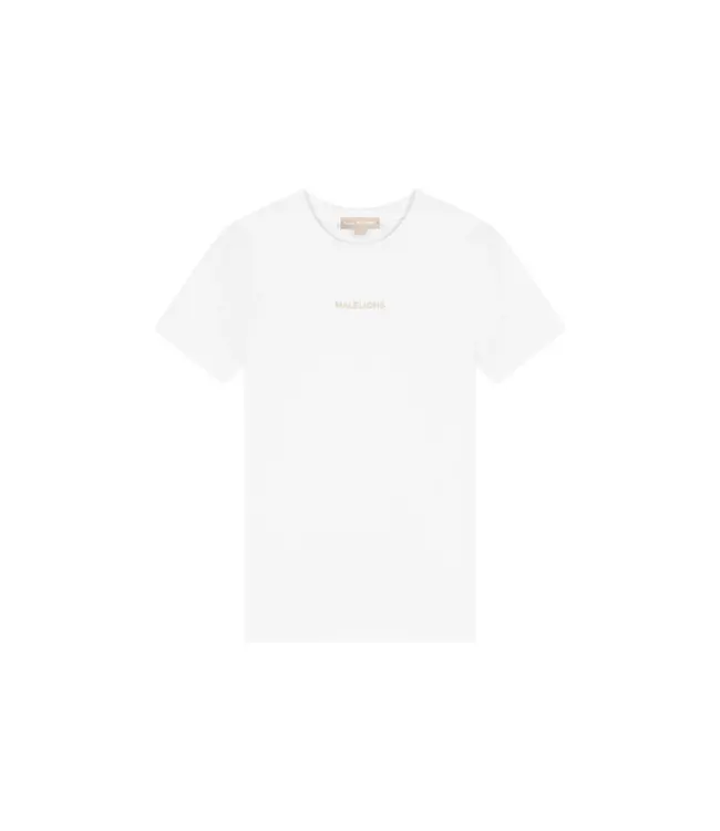 Malelions Women T-shirt Fitted White