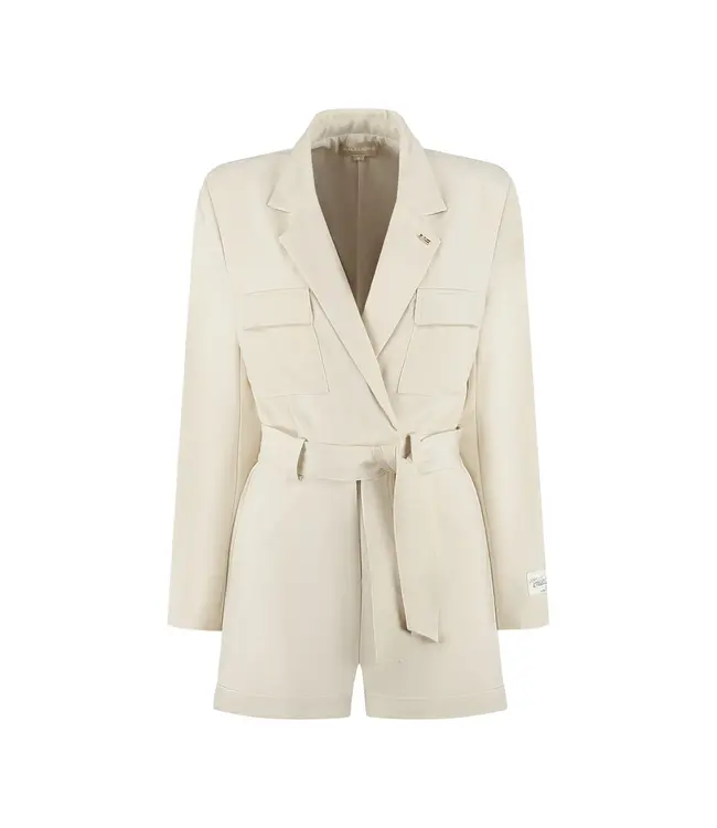 Malelions Women Label Playsuit Sand