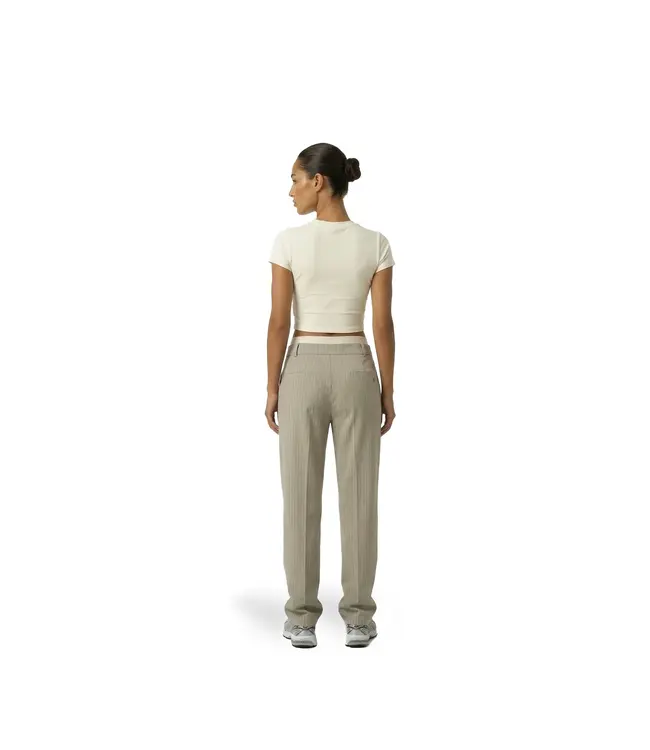 Malelions Women Cropped Top Cream