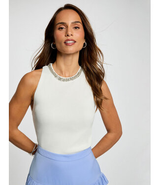 Morgan de toi Morgan Top Mdiane Off White