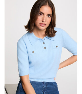 Morgan de toi Morgan Top Msofi Blue Bell