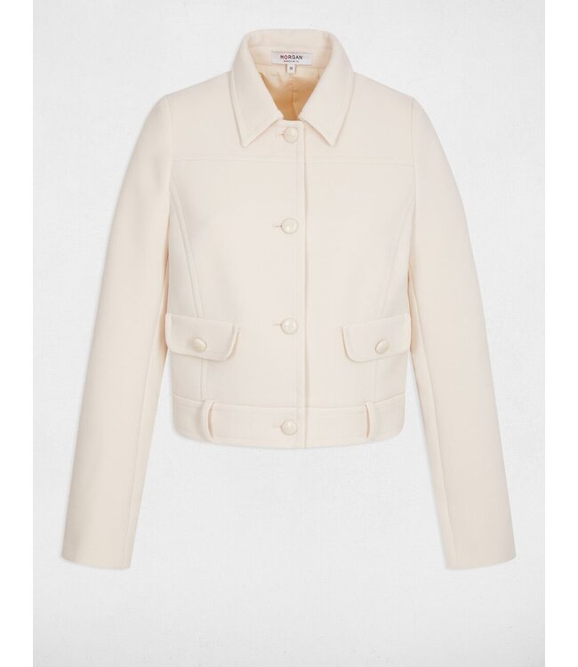 Morgan Jacket Vfoudy White Smoke