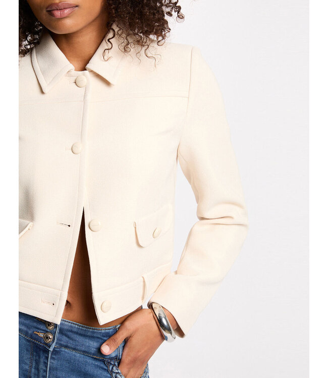 Morgan Jacket Vfoudy White Smoke