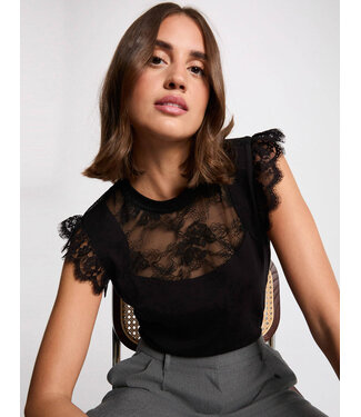 Morgan de toi Morgan Top Dlive Noir Black