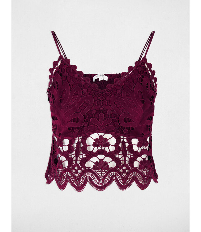 Morgan Top Obeau Bordeaux