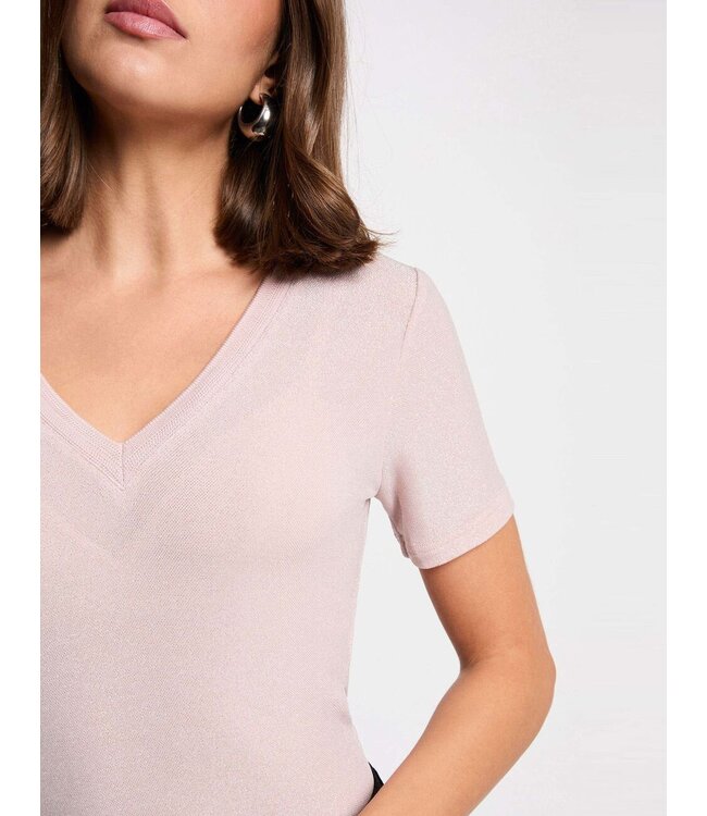 Morgan T-shirt Diwi Pivoine Light Pink