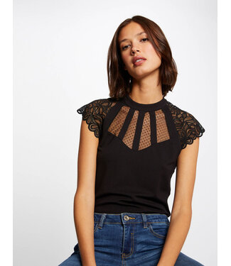 Morgan de toi Morgan Top Demane Noir Black
