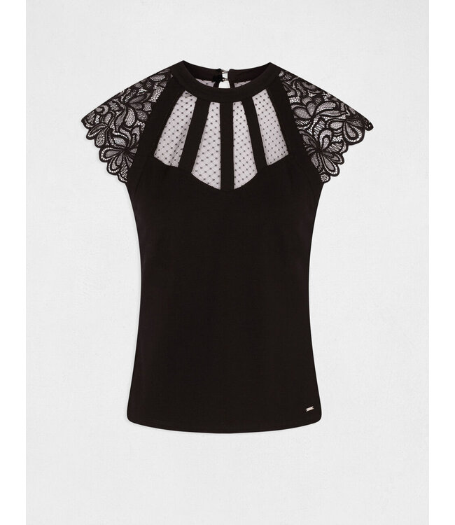 Morgan Top Demane Noir Black