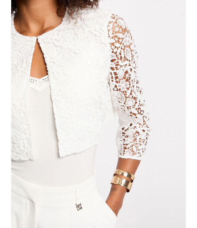 Morgan Blouse Vlace Off White