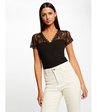 Morgan de toi Morgan Top Dlami Noir Black