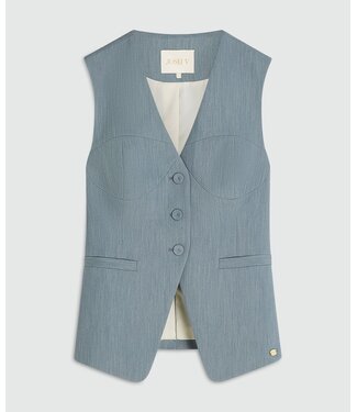 Josh V Josh V Gilet Reign Sky Blue Melange