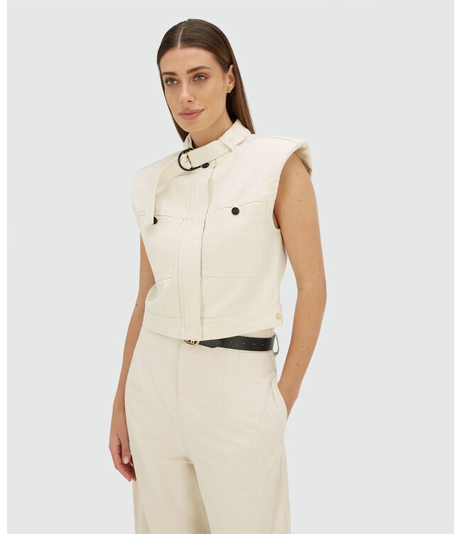 Josh V Top Maxwell Ecru