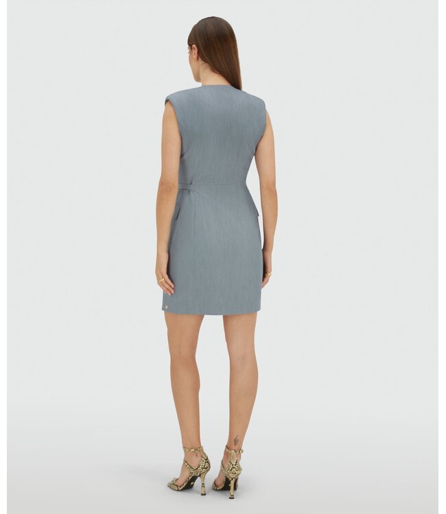 Josh V Jurk Henley Sky Blue Melange