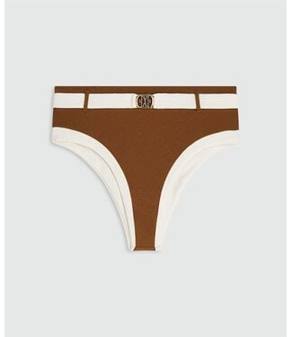 Josh V Josh V Bikinibroekje Solange Brown Ecru