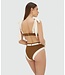 Josh V Bikinibroekje Solange Brown Ecru