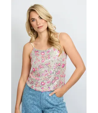Fluresk Fluresk Top Kalinda Silver