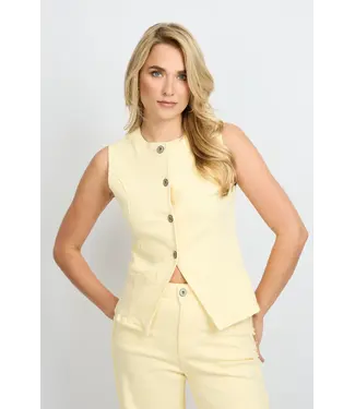 Fluresk Fluresk Gilet Zeni Vanilla