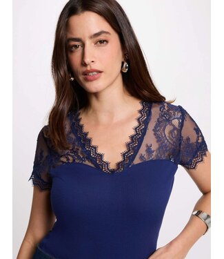 Morgan de toi Morgan Top Dlami Blue Depths