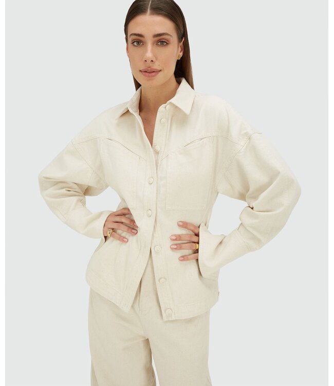 Josh V Blouse Micah Ecru