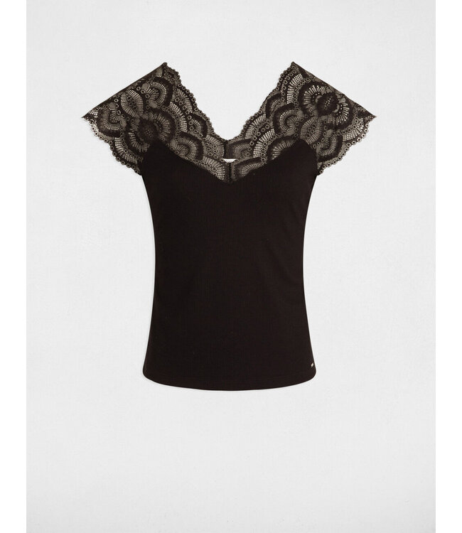 Morgan Top Deli Noir Black