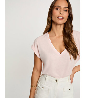 Morgan de toi Morgan T-shirt Diana Pivoine Light Pink