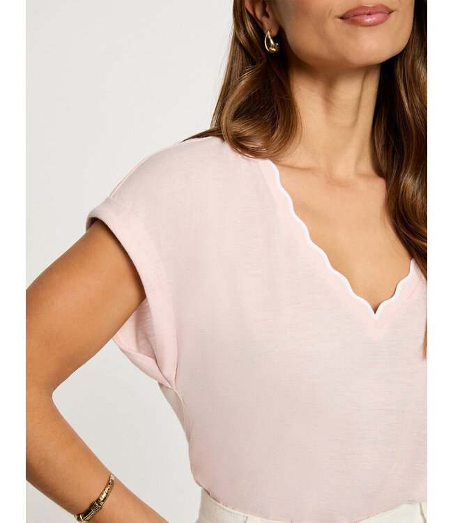 Morgan T-shirt Diana Pivoine Light Pink