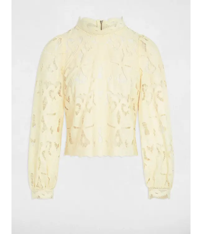 Morgan Blouse Ombrak Butter Yellow