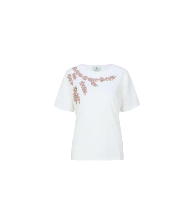 CS The Label T-shirt Tika Offwhite / Latte