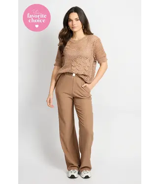 CS The Label CS The Label Broek Presem Latte