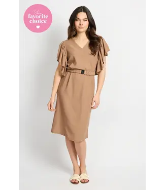 CS The Label CS The Label Jurk Daisy Latte