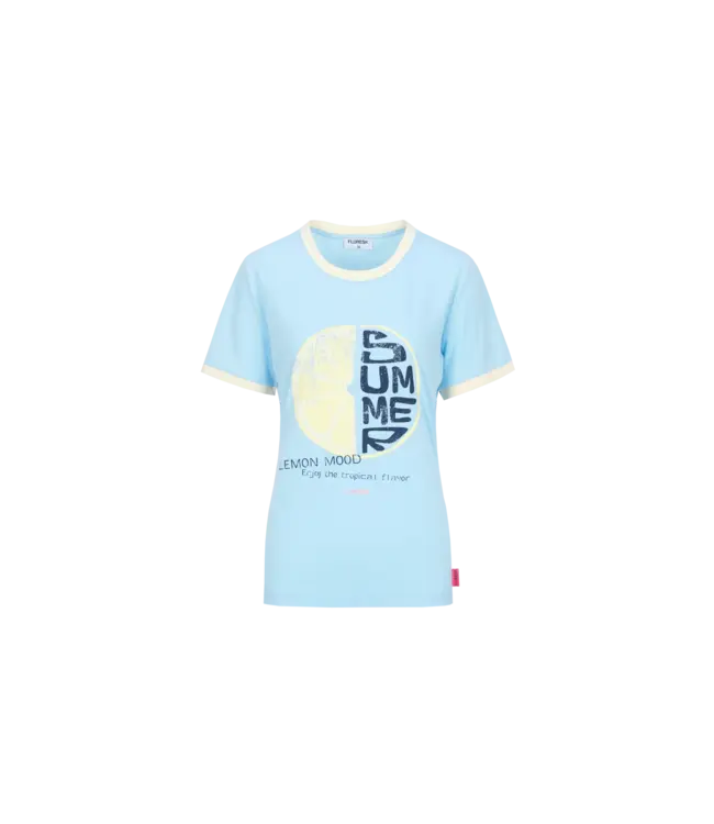 Fluresk T-shirt Dailyn Lucid Blue