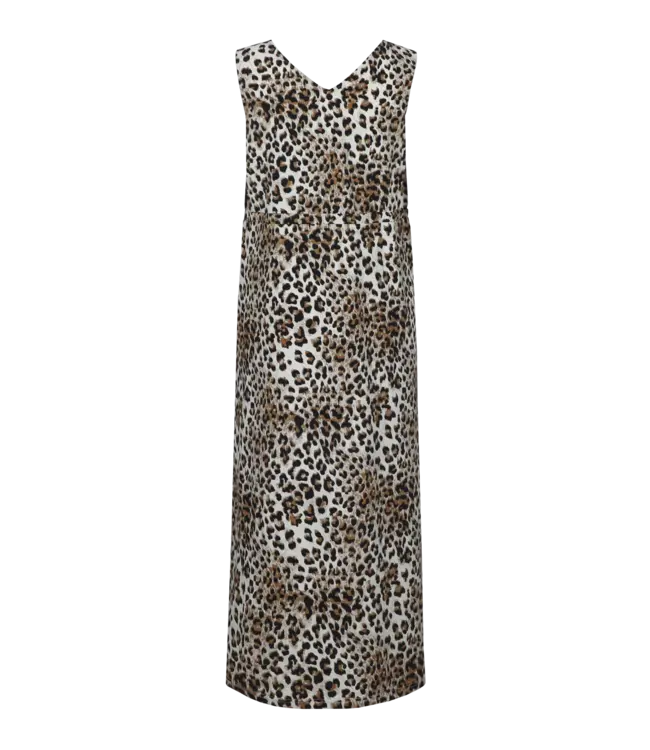 G-maxx Jurk Saffron Offwhite / Walnut