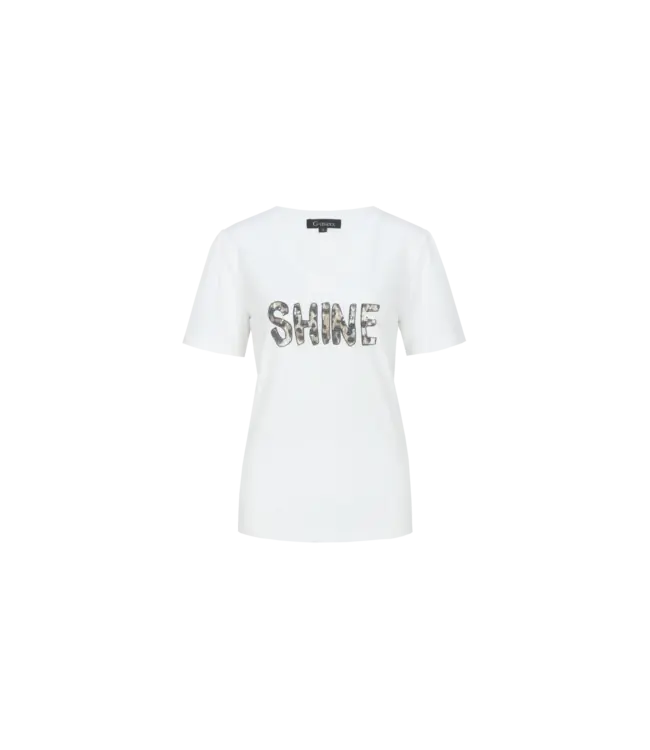 G-maxx T-shirt Halle Offwhite/Walnut