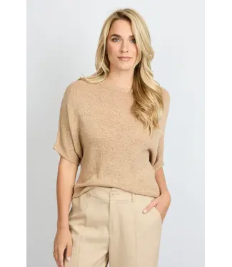 Fluresk Fluresk Top Niala Knitting Nude Oat