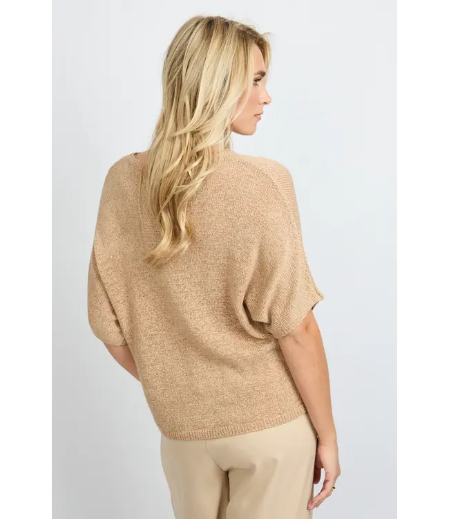 Fluresk Top Niala Knitting Nude Oat