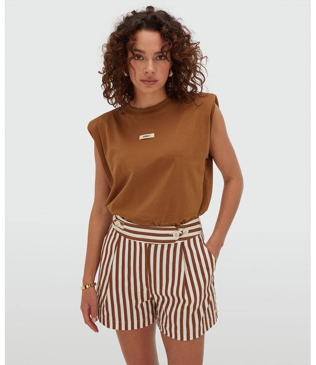 Josh V Top Sue Mocha Brown