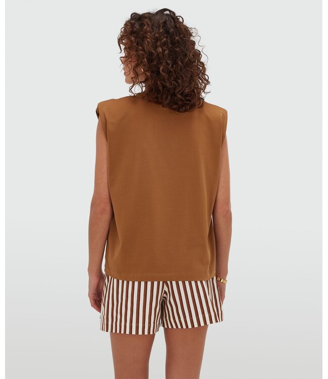 Josh V Top Sue Mocha Brown