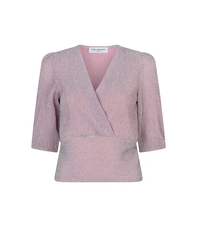 Lofty Manner Top Ocean Dusty Pink