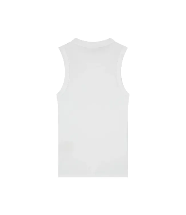 Malelions Women Patch Logo Tank Top White
