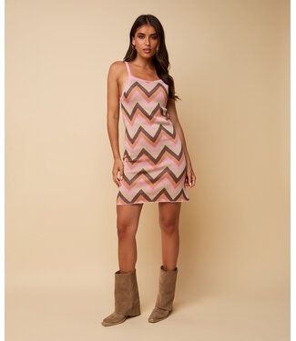 HEYB HEYB Jurk Aruba Pink / Gold