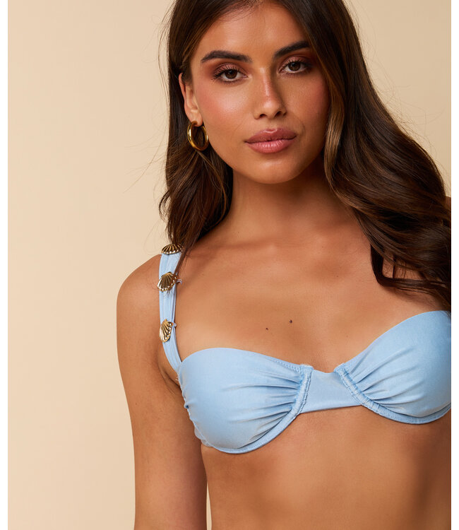 HEYB Bikini Top Sun Light Blue