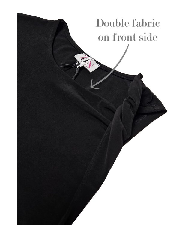Zoen Top Hope Twist Black