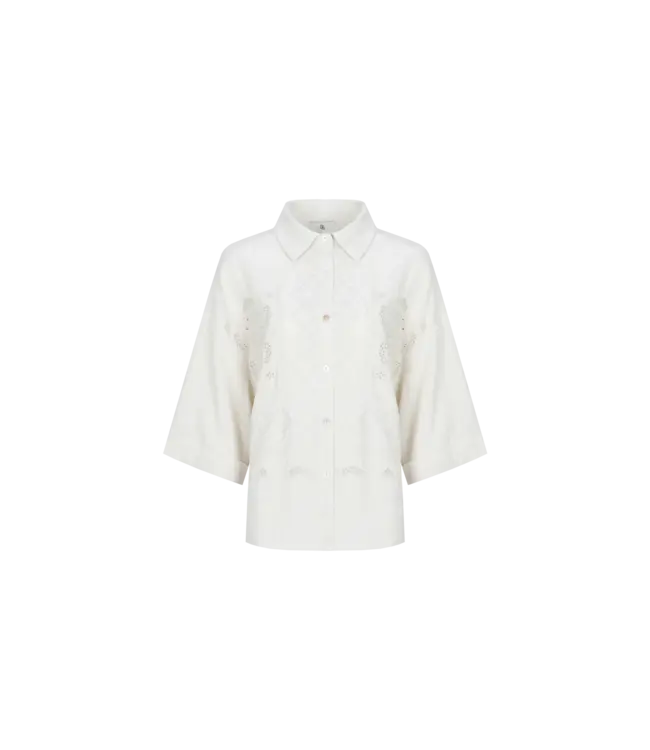 CS The Label Blouse Lauren Offwhite