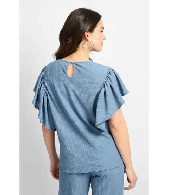 CS The Label Top Tilda Dusty Blue