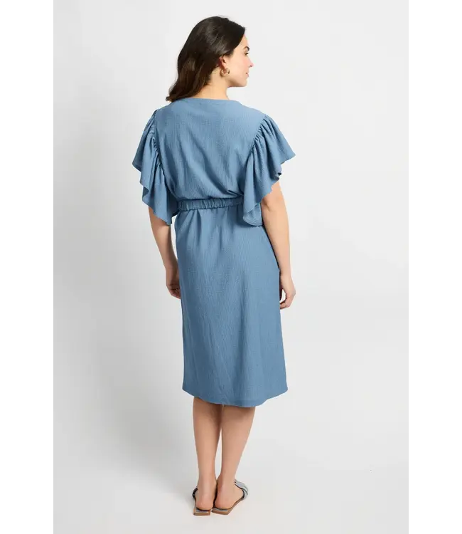 CS The Label Jurk Daisy Dusty Blue