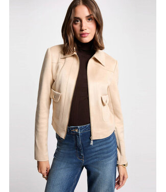 Morgan de toi Morgan Jacket Gelato Capuccino