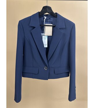 Guess Guess Blazer Leila Crop Blackened Blue