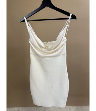 Guess Guess Jurk Arisa Bandage Dove White