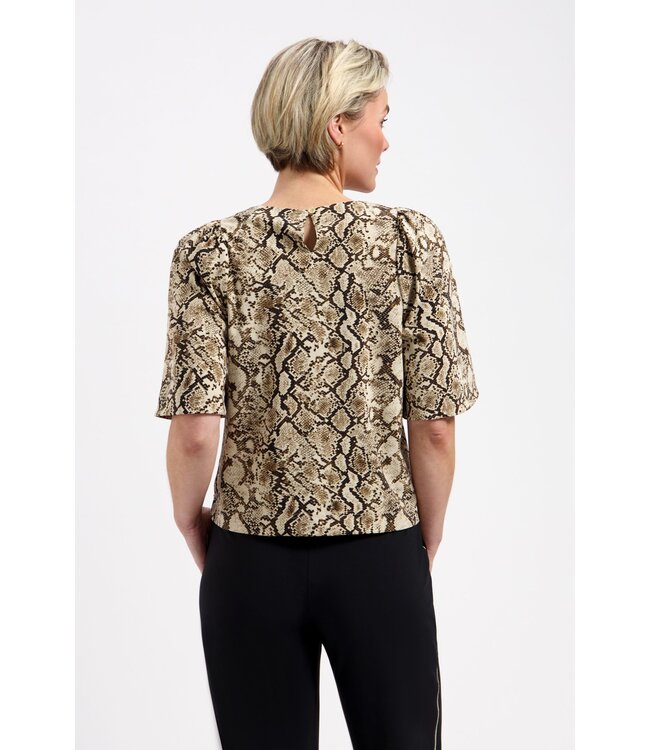 Lady Day Top Aston Snake Print