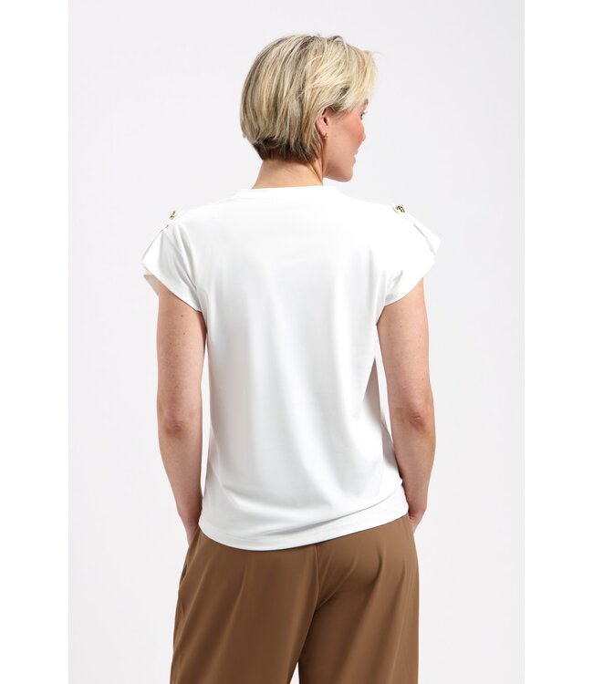 Lady Day Top Sydney Simple White